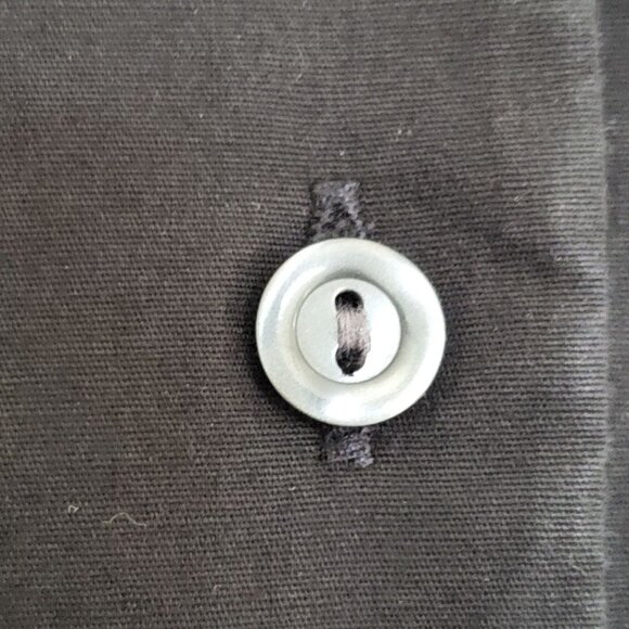 The Limited Stretch Black Long Sleeves Peplum Blouse. Size M - Picture 7 of 8